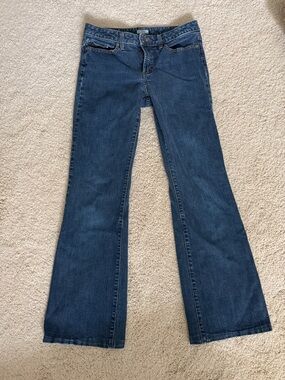 Halogen Dark Blue Low Rise Bootcut Jeans